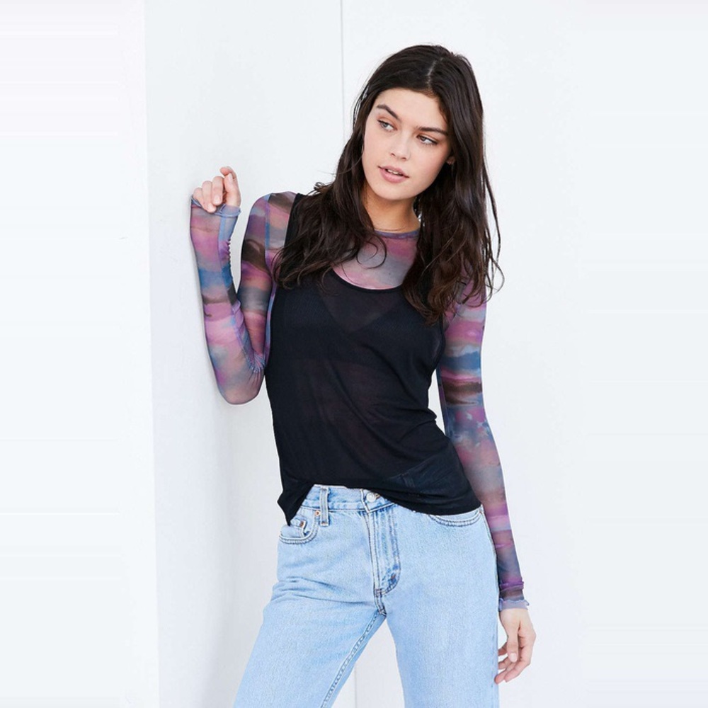 Purple Mesh UO Top